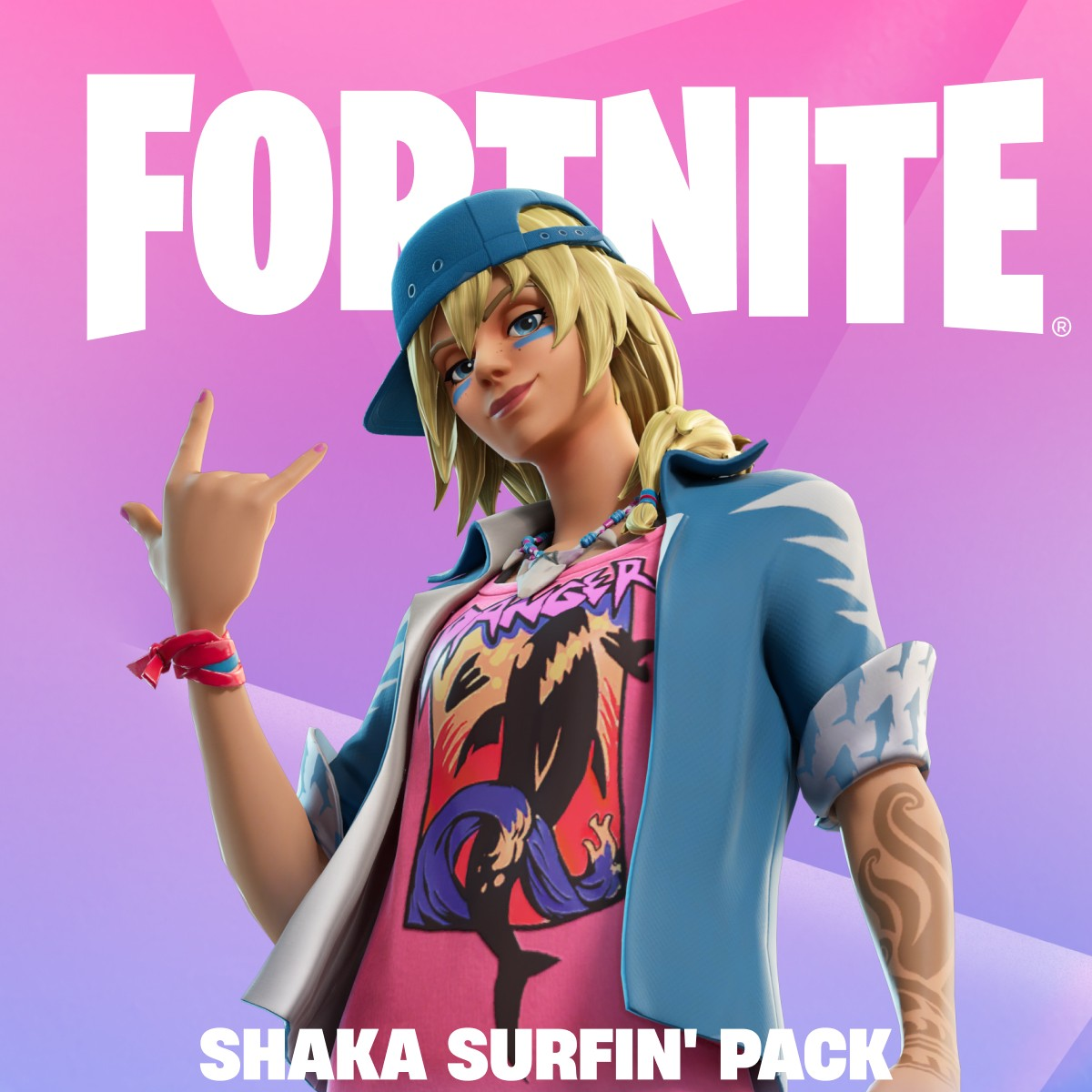 فورت نايت - حزمة  Shaka Surfin' Pack + 600 V-Bucks